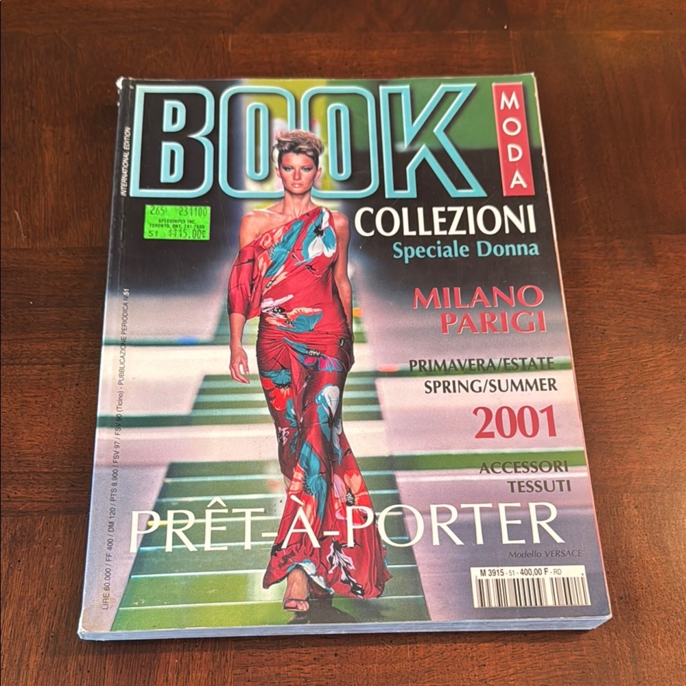 Collezioni Moda Book International Edition Spring Summer 2001 Pret a porter